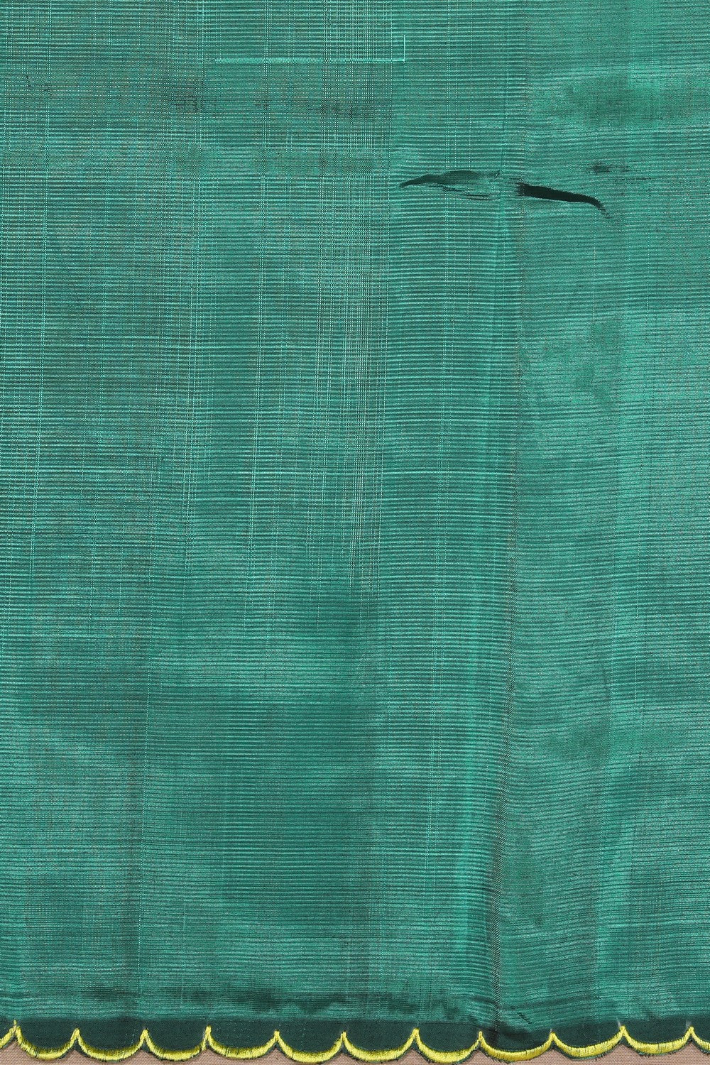 Image of Mangalgiri Silk Teal Green Saree